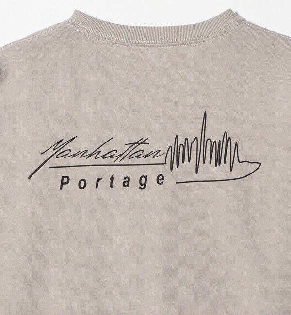 UNITED ARROWS green label relaxing「【別注】＜Manhattan Portage＞プリント 長袖 Tシャツ」|Tシャツ・カットソー|