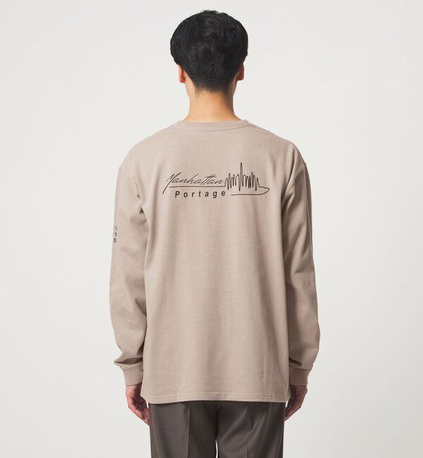 UNITED ARROWS green label relaxing「【別注】＜Manhattan Portage＞プリント 長袖 Tシャツ」|Tシャツ・カットソー|