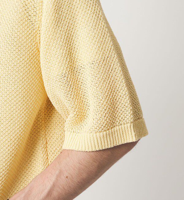 UNITED ARROWS green label relaxing「コットン ナイロン メッシュ スキッパー 半袖 ポロシャツ」|ポロシャツ|