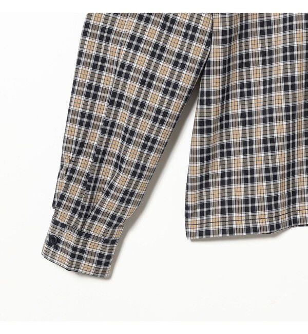 BEAMS「ショートレングス チェックシャツ 【ワイドショートフィット】」|シャツ・ブラウス|