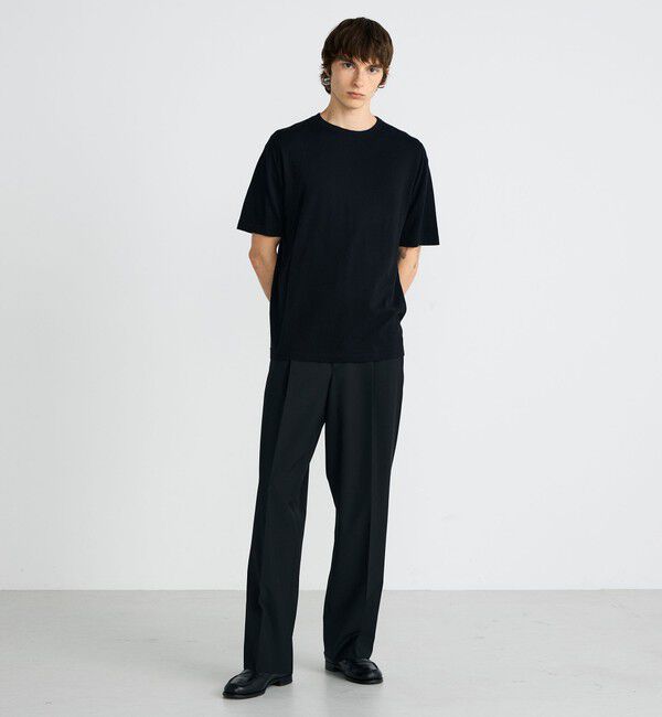 Edition「コットンカシミヤ ハーフスリーブニット」|ニット・セーター|