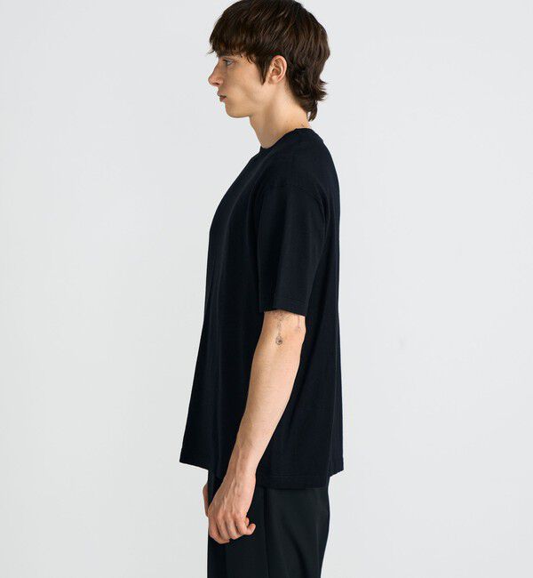 Edition「コットンカシミヤ ハーフスリーブニット」|ニット・セーター|