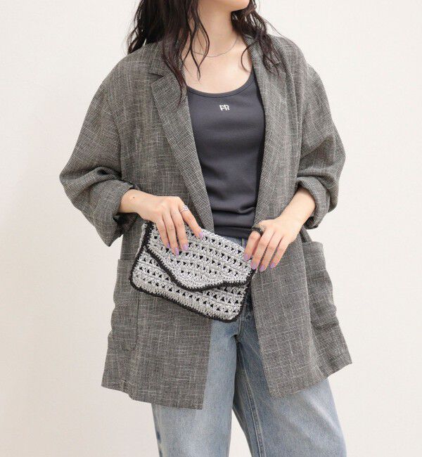 fredy emue「手編みマクラメチェーンポシェット」|ショルダー・メッセンジャー|