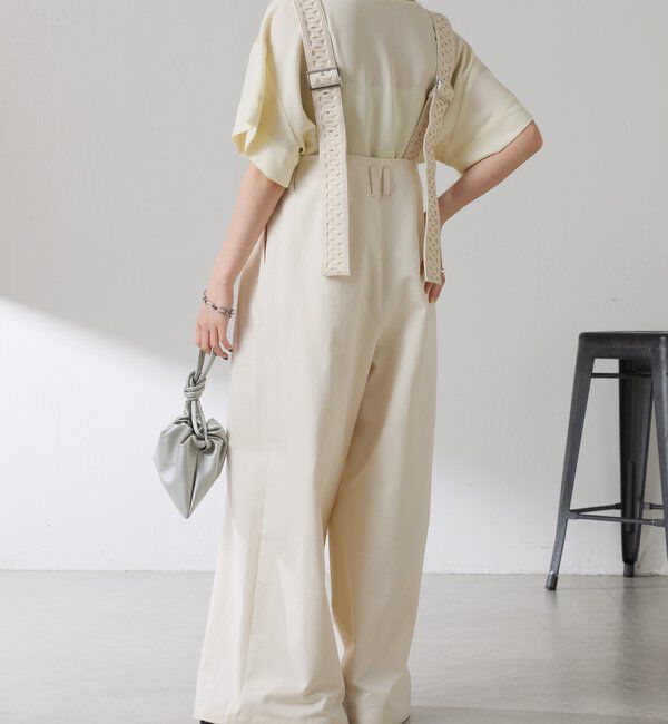  「【袖をアレンジできる】袖アレンジジョーゼットロゴTシャツ」|Tシャツ・カットソー|