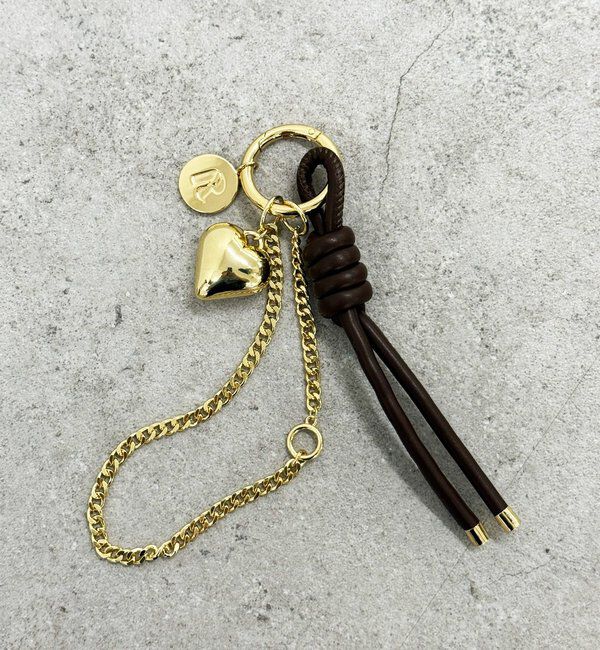  「【アレンジ自在】メタルハートチャーム」|その他|ゴールド