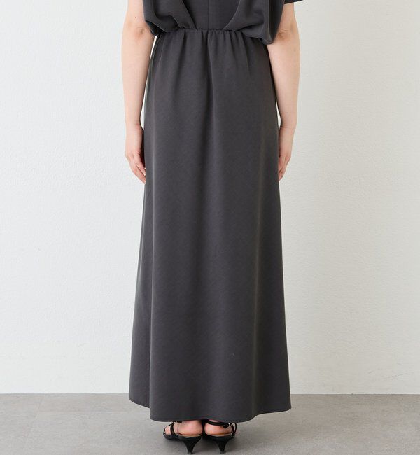 「予約【セットアップ着用可能/接触冷感機能付き】ドレーピーカットバイヤススカート」|スカート|