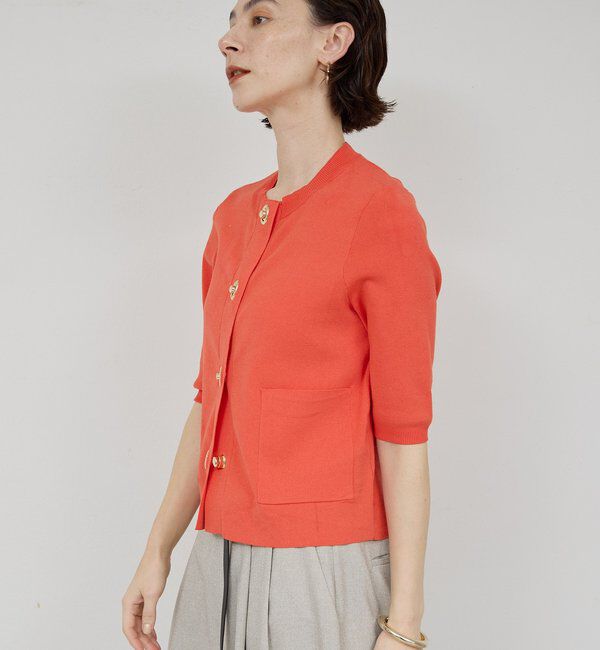  「オーバルボタンカーディガン」|ニット・セーター|