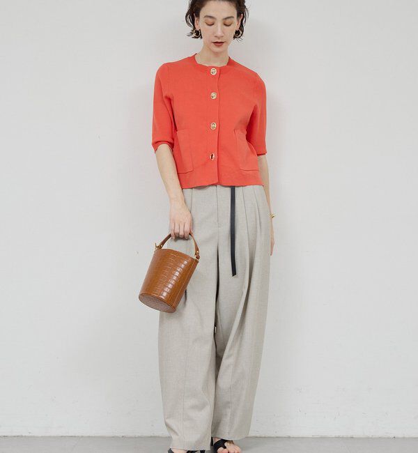  「オーバルボタンカーディガン」|ニット・セーター|