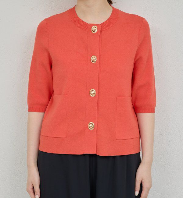  「オーバルボタンカーディガン」|ニット・セーター|