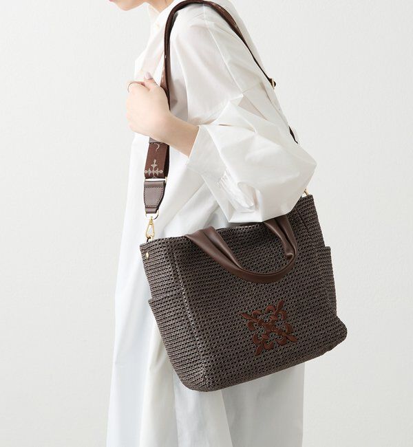  「ナイロンラフィア2WAYトートバッグ」|トートバッグ|