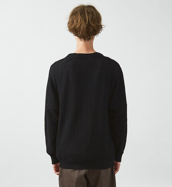 ABAHOUSE「【メッシュニット】ドライタッチ 比翼 カーディガン / シアーカーディガン」|カーディガン|