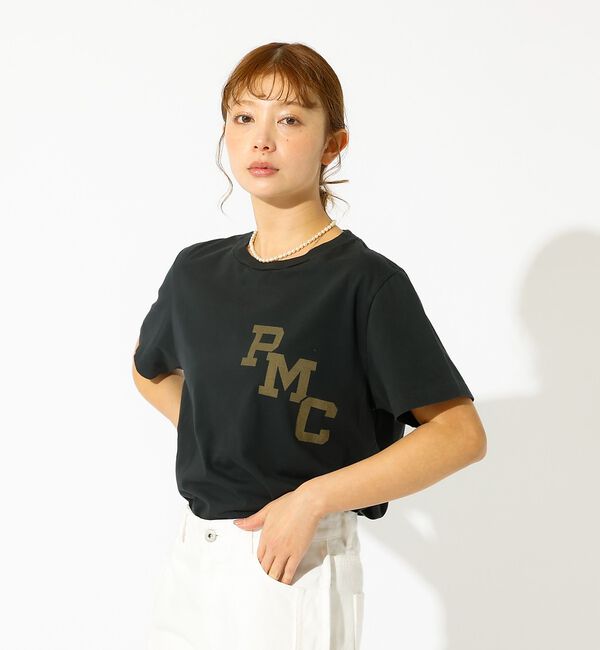Rouge vif「【REMI RELIEF / レミレリーフ】LW加工T "RMC" / ロゴTシ」|Tシャツ・カットソー|