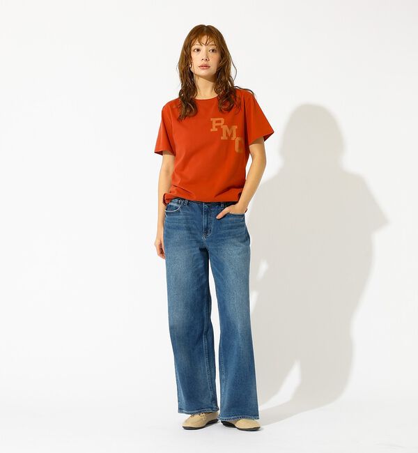 Rouge vif「【REMI RELIEF / レミレリーフ】LW加工T "RMC" / ロゴTシ」|Tシャツ・カットソー|