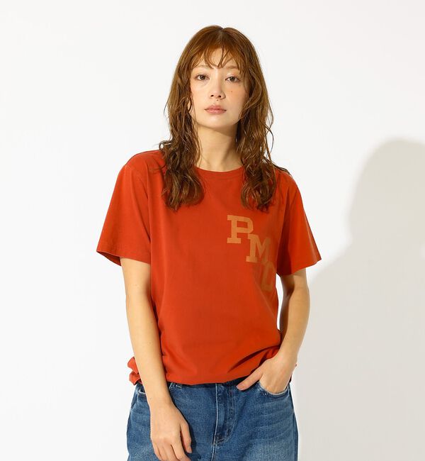 Rouge vif「【REMI RELIEF / レミレリーフ】LW加工T "RMC" / ロゴTシ」|Tシャツ・カットソー|