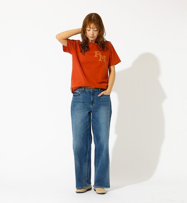 Rouge vif「【REMI RELIEF / レミレリーフ】LW加工T "RMC" / ロゴTシ」|Tシャツ・カットソー|