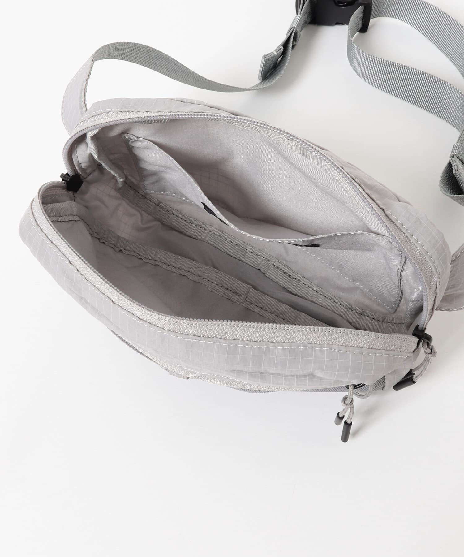  「メッシュポケットリップストップサコッシュ」|ポーチ|