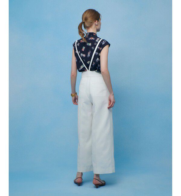 LOULOU WILLOUGHBY「【LOULOU WILLOUGHBY】ブライトリネンワイドパンツ」|その他|