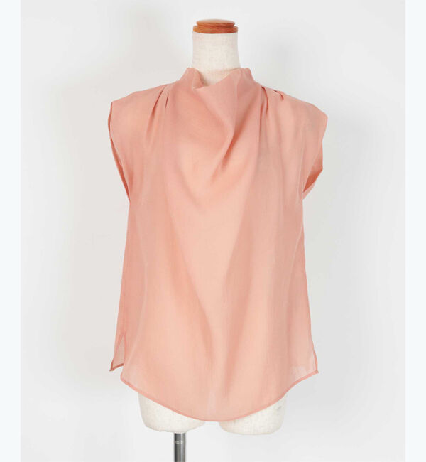 ur's「ドレープデザインフレンチスリーブブラウス」|シャツ・ブラウス|