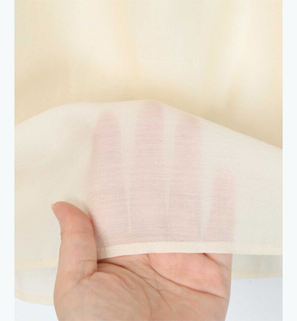 ur's「ドレープデザインフレンチスリーブブラウス」|シャツ・ブラウス|