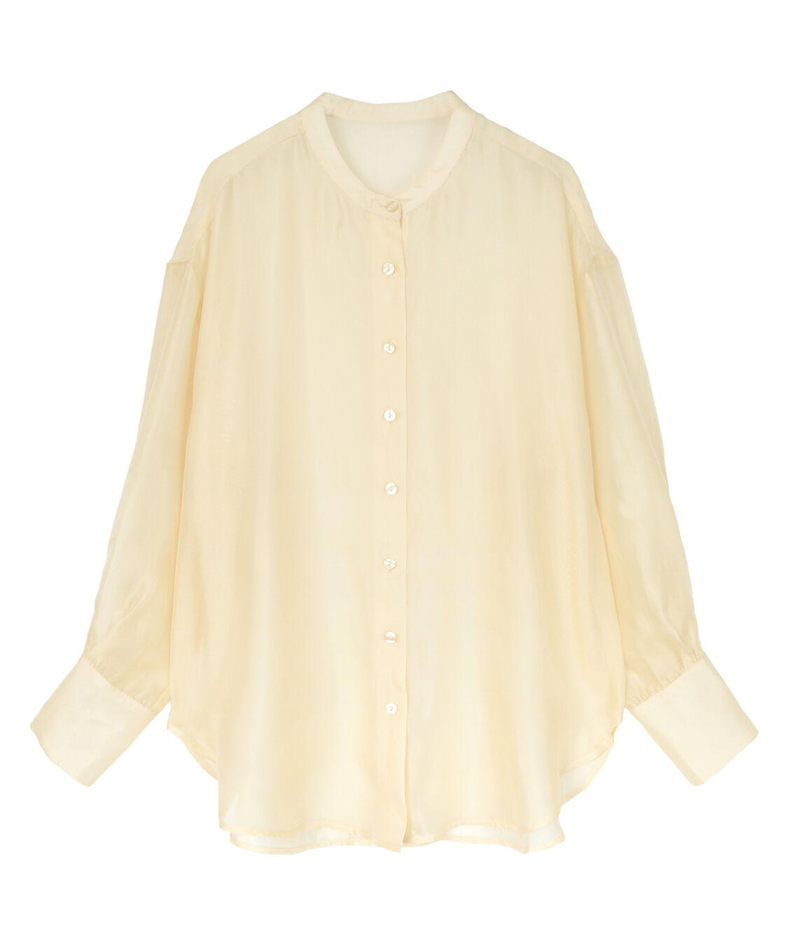 ur's「バンドカラーシアーシャツ」|シャツ・ブラウス|