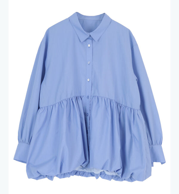 titivate「襟付ヘムバルーンシャツ」|シャツ・ブラウス|
