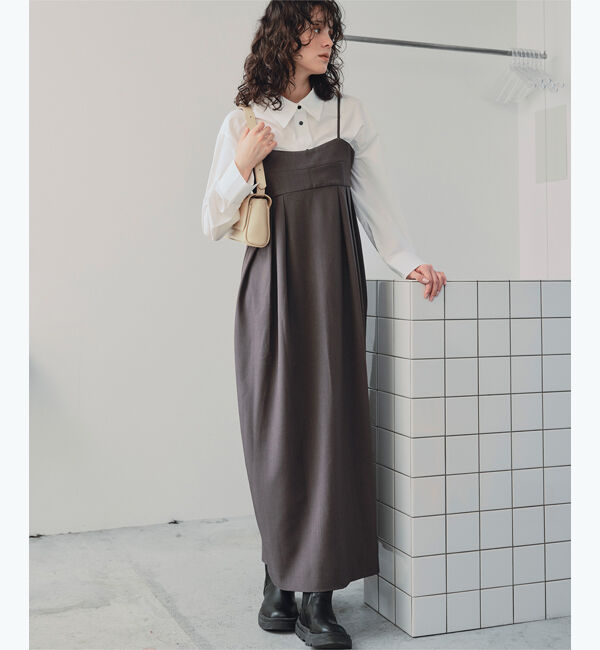 titivate「ロングスリーブクロップドポケットシャツ」|シャツ・ブラウス|