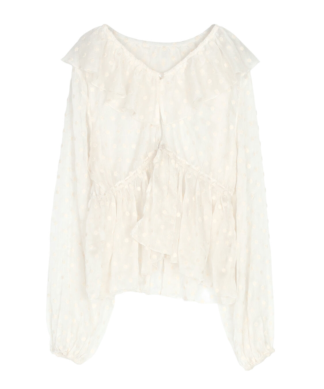 titivate「フラワー刺繍フリルブラウス」|シャツ・ブラウス|