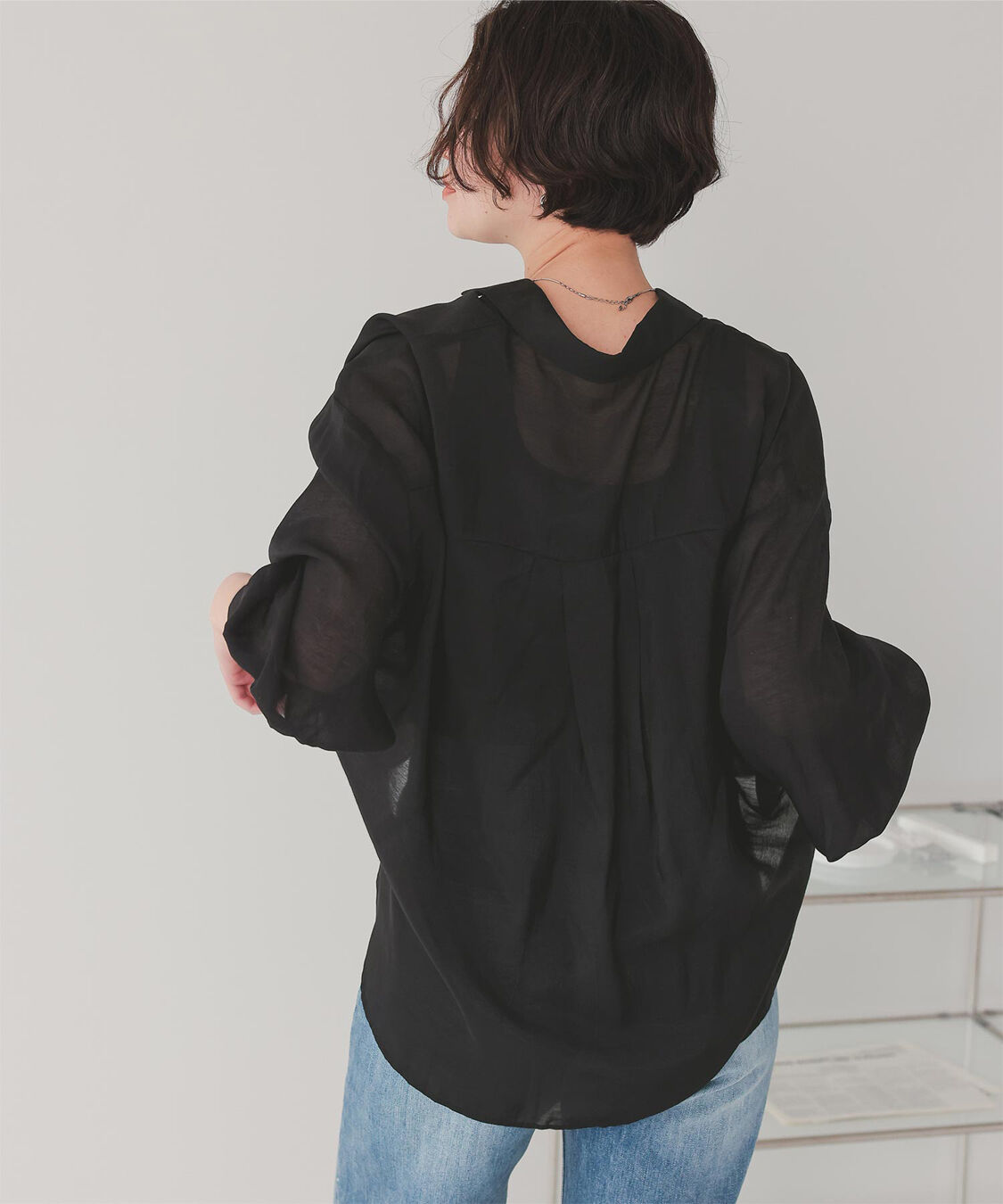 titivate「ベーシックシアーシャツ」|シャツ・ブラウス|