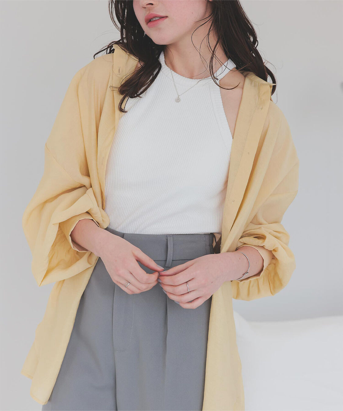 titivate「ベーシックシアーシャツ」|シャツ・ブラウス|