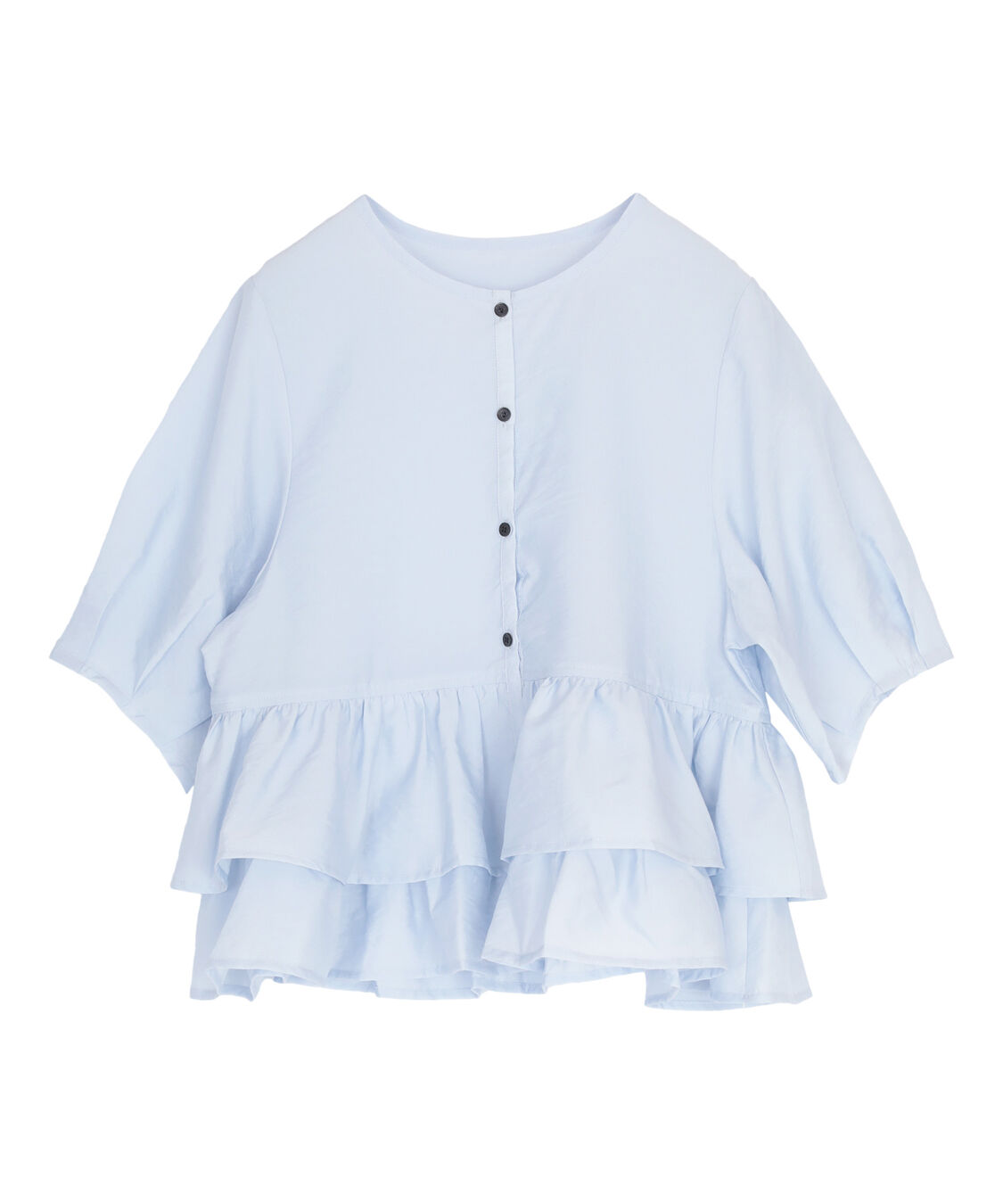 titivate「ペプラムショートランタンスリーブブラウス」|シャツ・ブラウス|