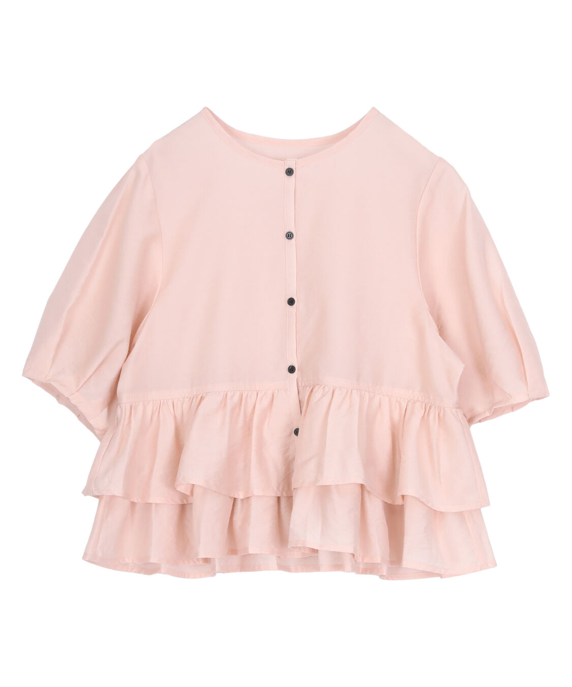 titivate「ペプラムショートランタンスリーブブラウス」|シャツ・ブラウス|