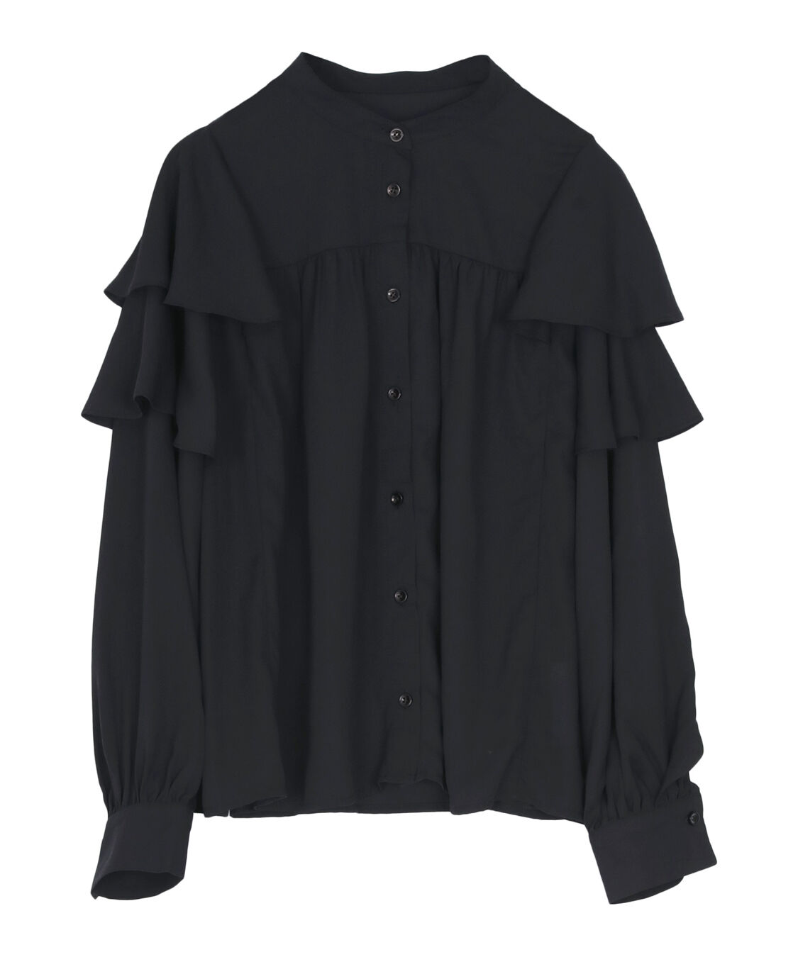 titivate「スリーブフレアデザインギャザーブラウス」|シャツ・ブラウス|