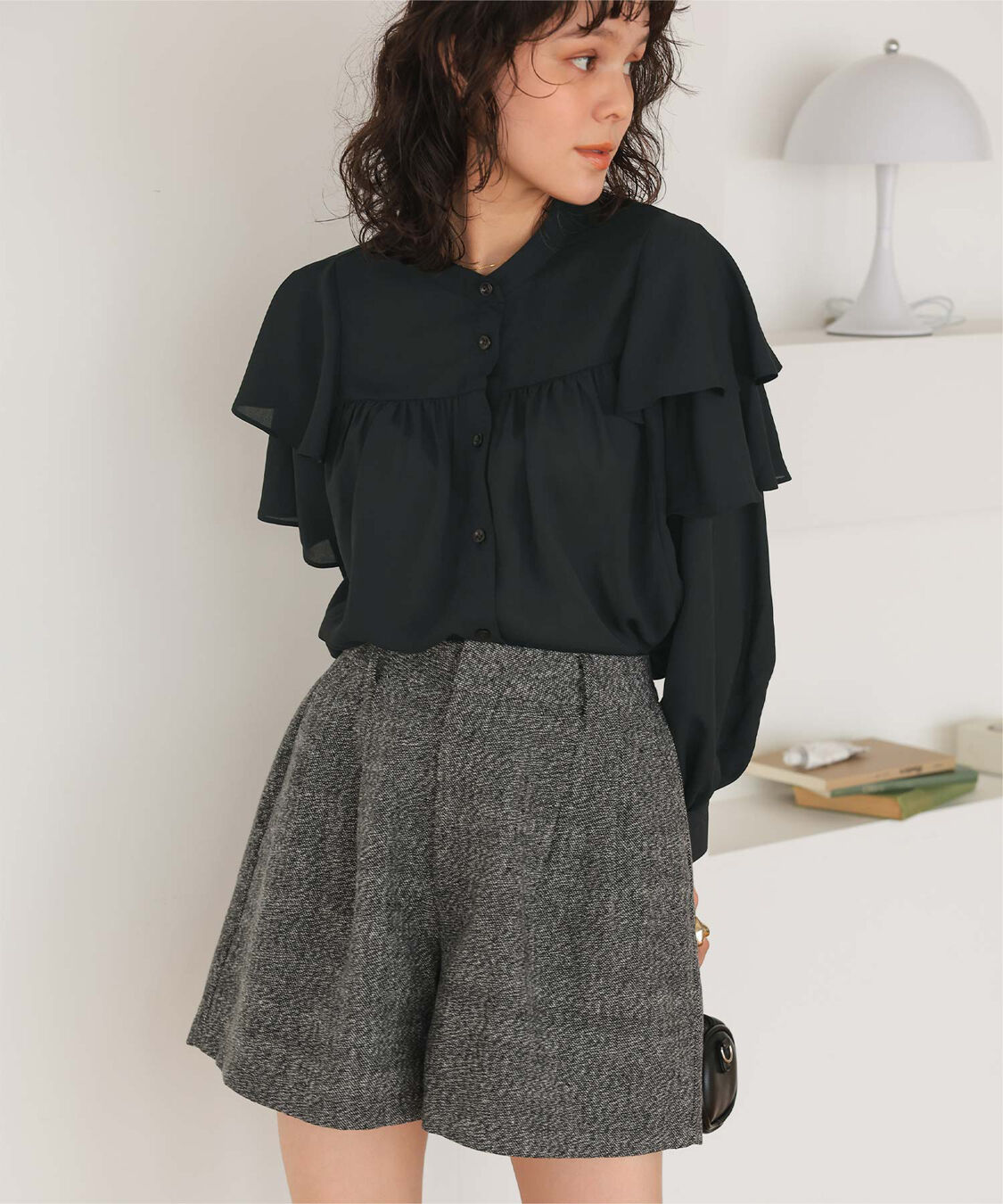 titivate「スリーブフレアデザインギャザーブラウス」|シャツ・ブラウス|