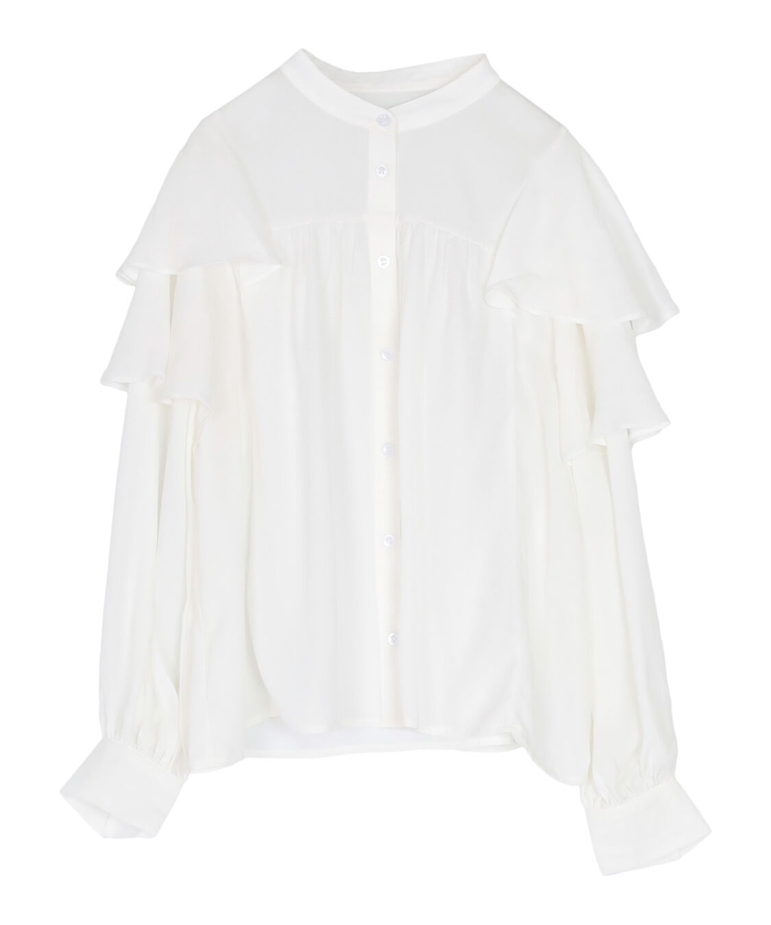 titivate「スリーブフレアデザインギャザーブラウス」|シャツ・ブラウス|