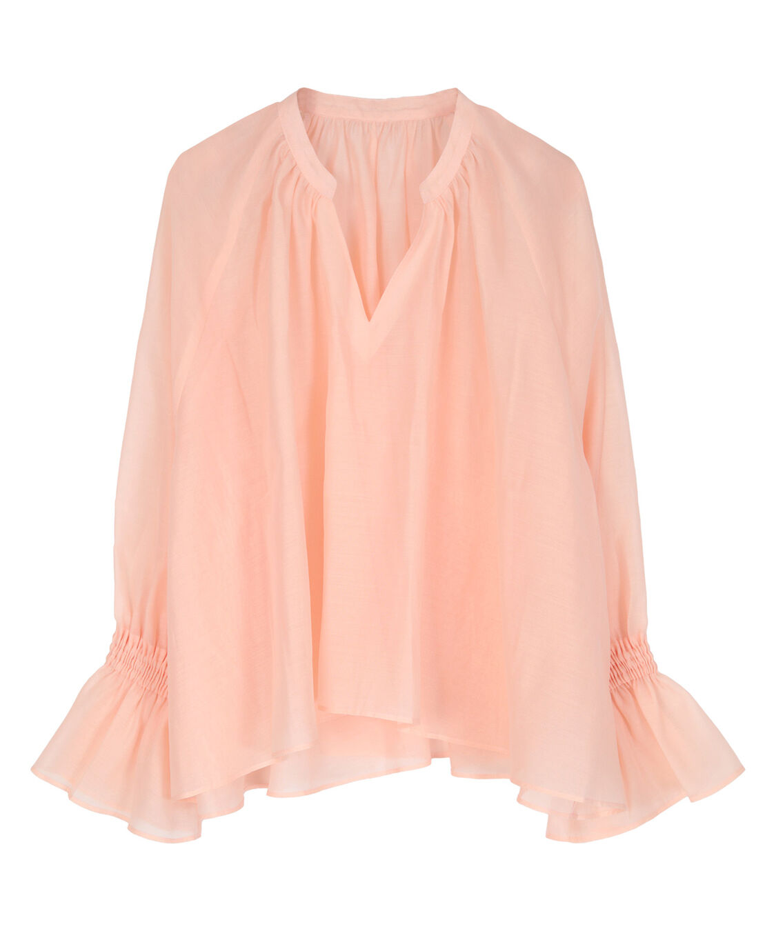 ur's「フレアスリーブスキッパーシアーブラウス」|シャツ・ブラウス|