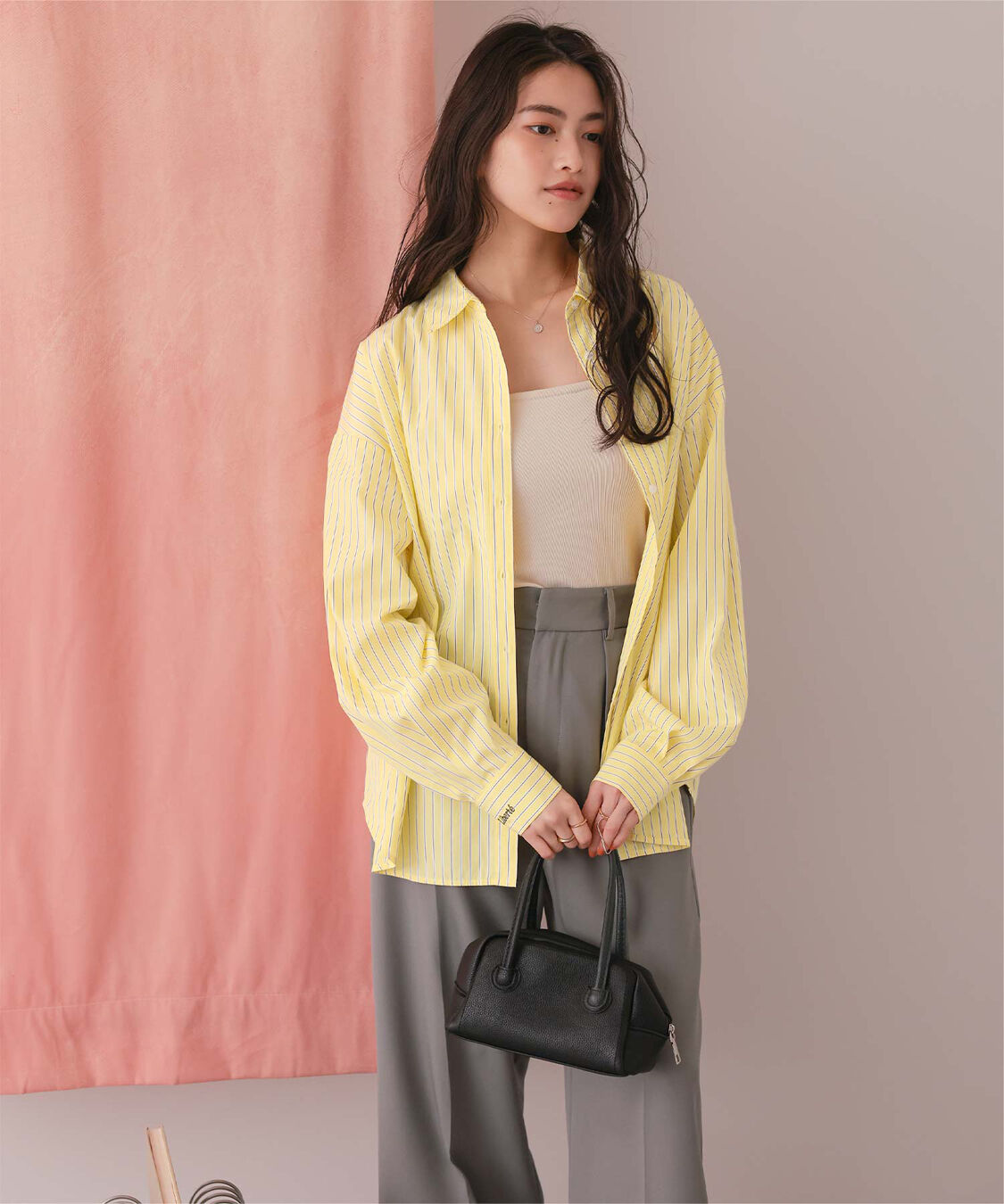 titivate「GoodTripカラーシャツ」|シャツ・ブラウス|イエロー