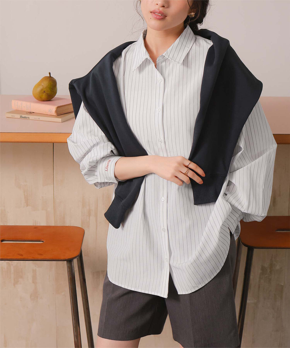 titivate「GoodTripカラーシャツ」|シャツ・ブラウス|オフホワイト