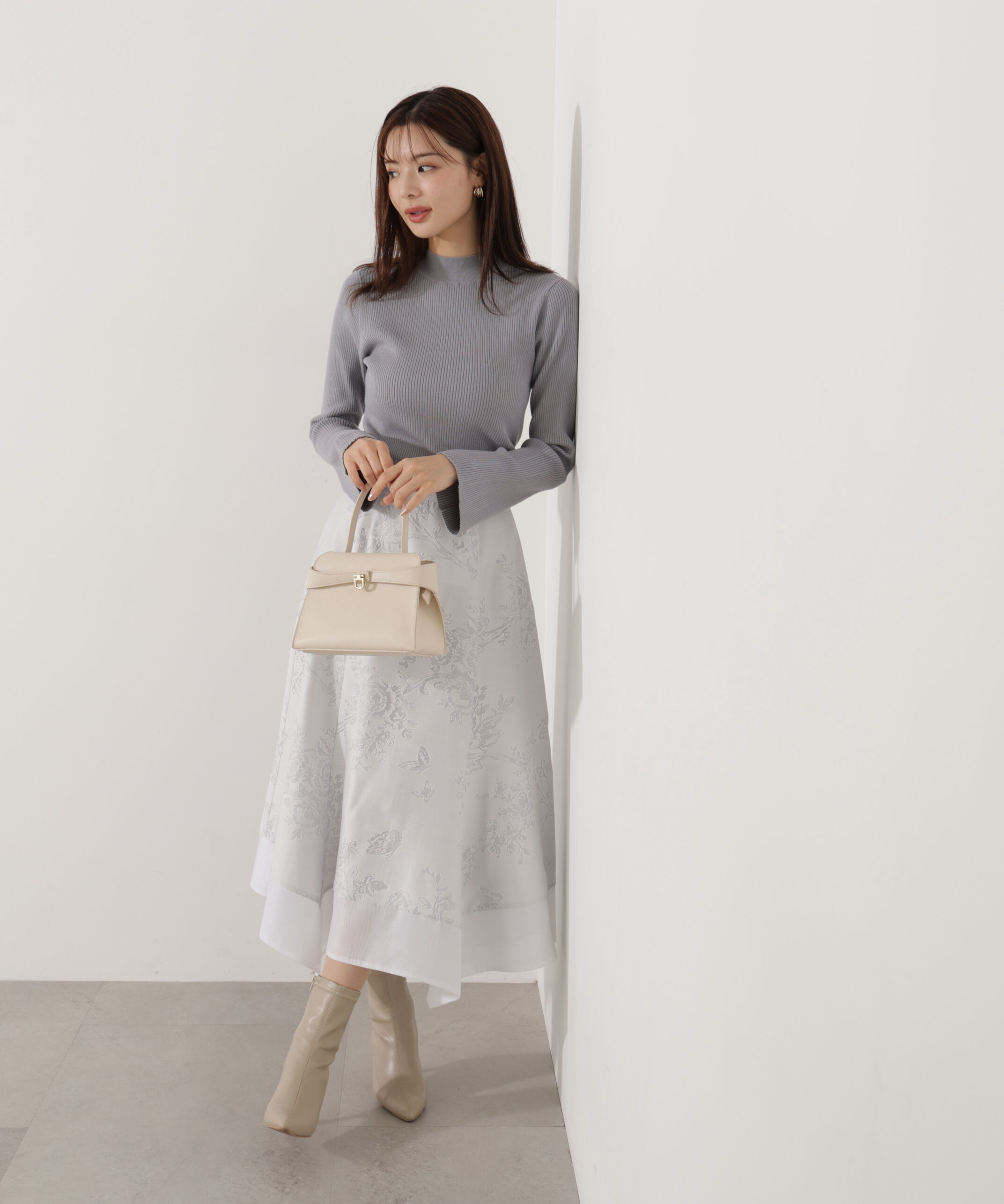 PROPORTION BODY DRESSING「ハンカチーフヘムスカート」|スカート|ホワイト