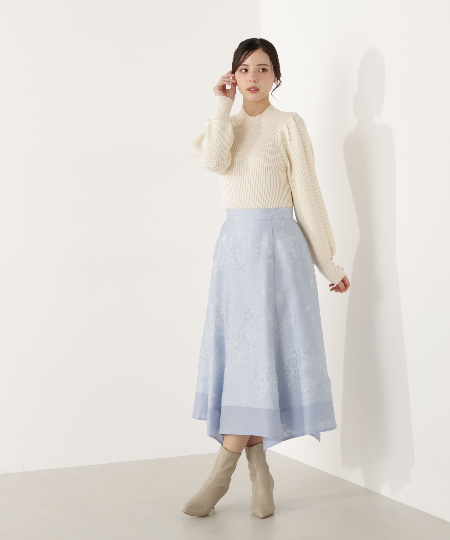 PROPORTION BODY DRESSING「ハンカチーフヘムスカート」|スカート|