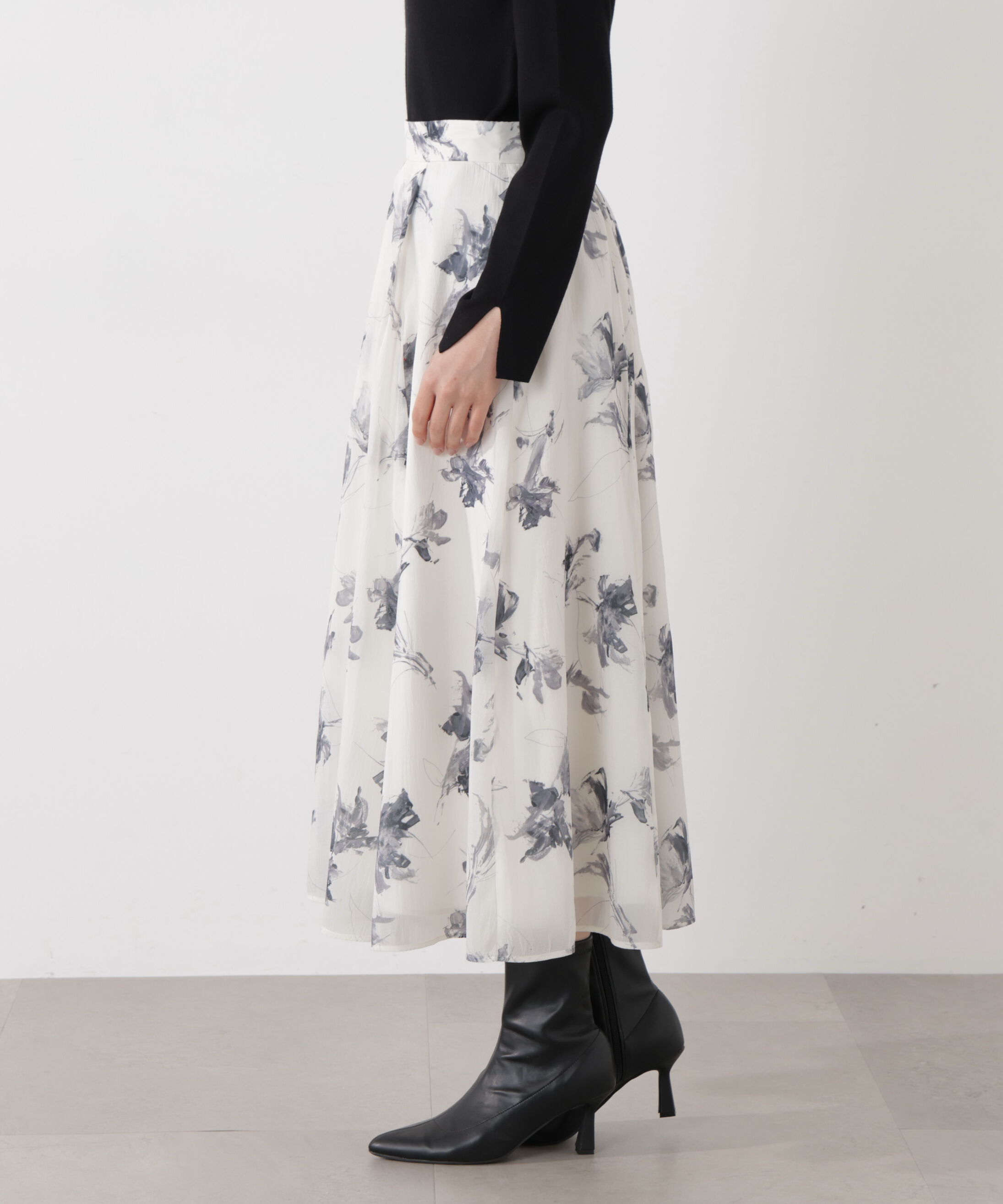 PROPORTION BODY DRESSING「フラワープリントスカート」|スカート|