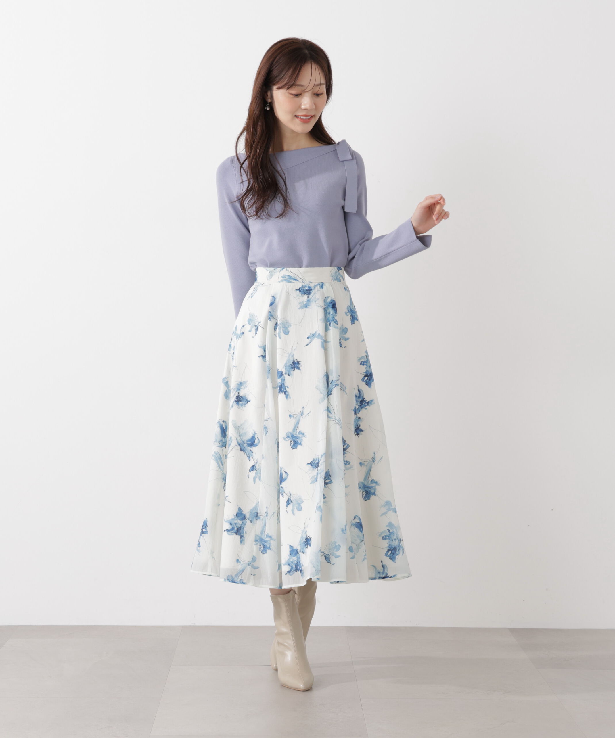 PROPORTION BODY DRESSING「フラワープリントスカート」|スカート|