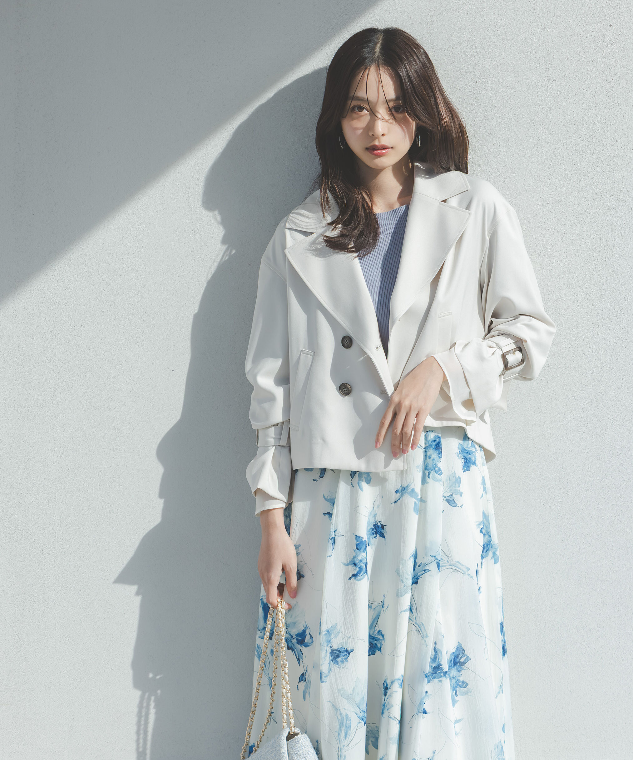 PROPORTION BODY DRESSING「フラワープリントスカート」|スカート|