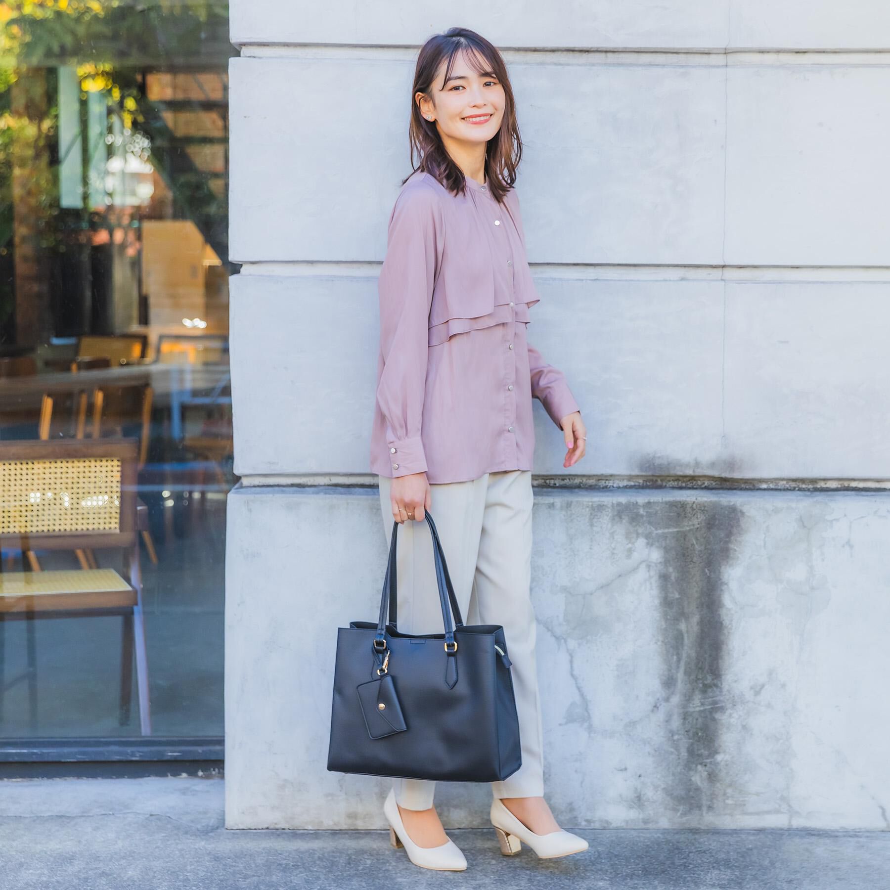 ITS&rsquo;DEMO「パスケース付きA4トート」|トートバッグ|