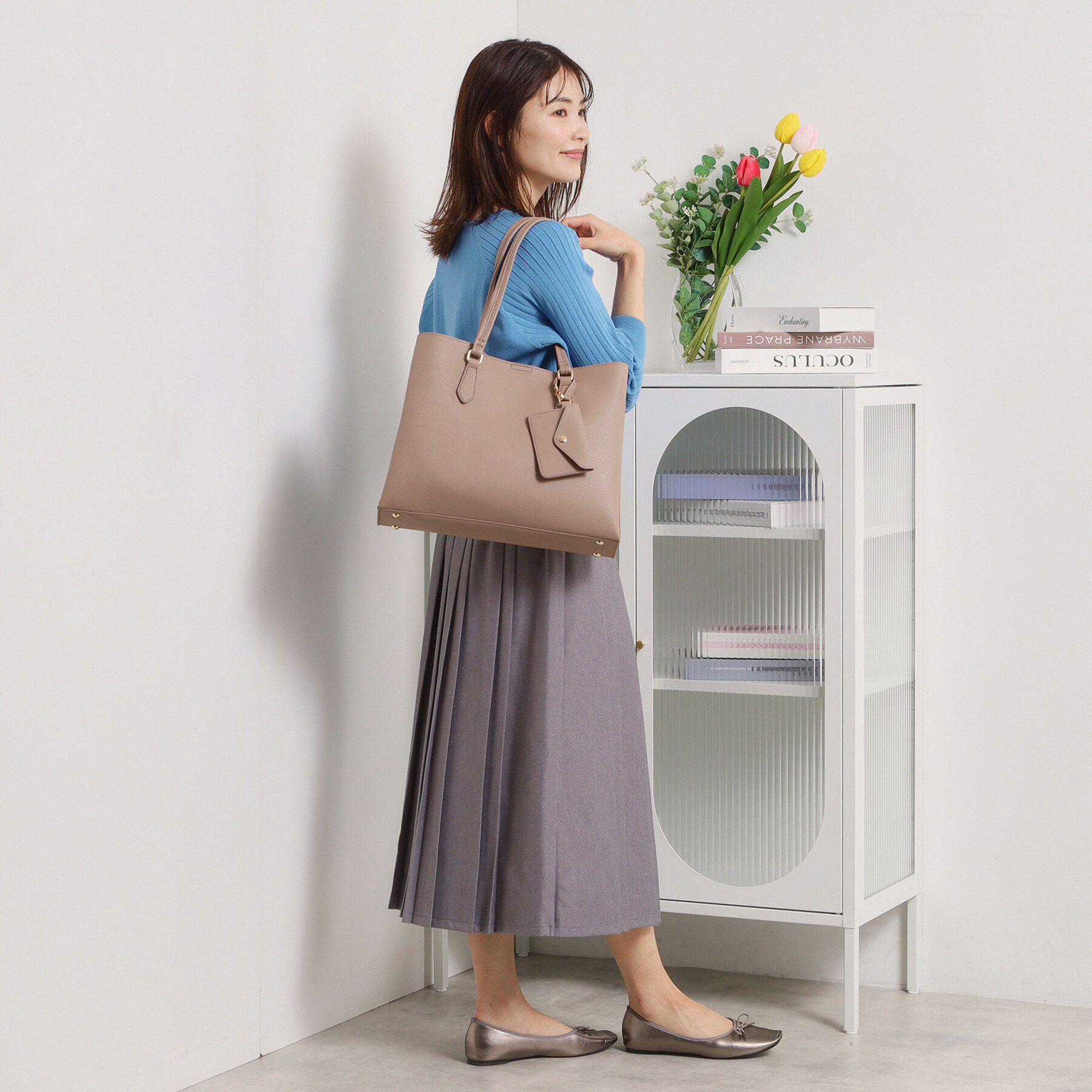 ITS&rsquo;DEMO「パスケース付きA4トート」|トートバッグ|