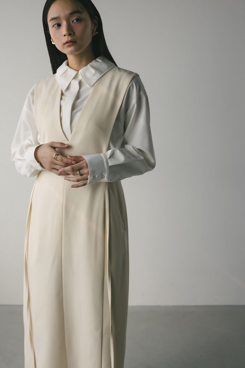 STYLEMIXER「バックリボンジャンパーワンピース」|ワンピース|