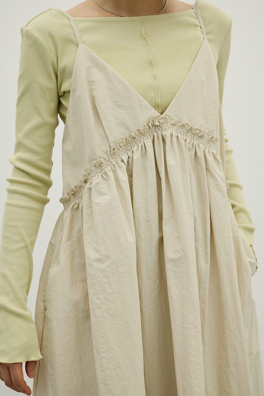 STYLEMIXER「ギャザーVキャミワンピース」|ワンピース|