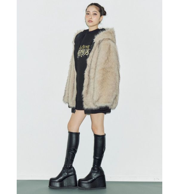 EVRIS「STARDUSTラインストーンBIGスウェットトップス」|スウェット・ジャージ|