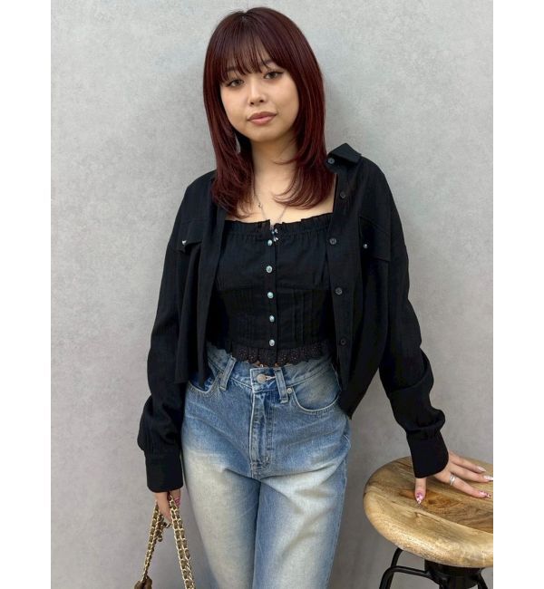 EVRIS「アンサンブルシャツトップス」|シャツ・ブラウス|