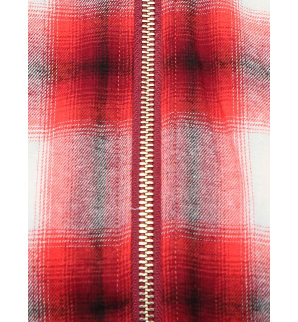 EVRIS「フードチェックショートシャツ」|シャツ・ブラウス|