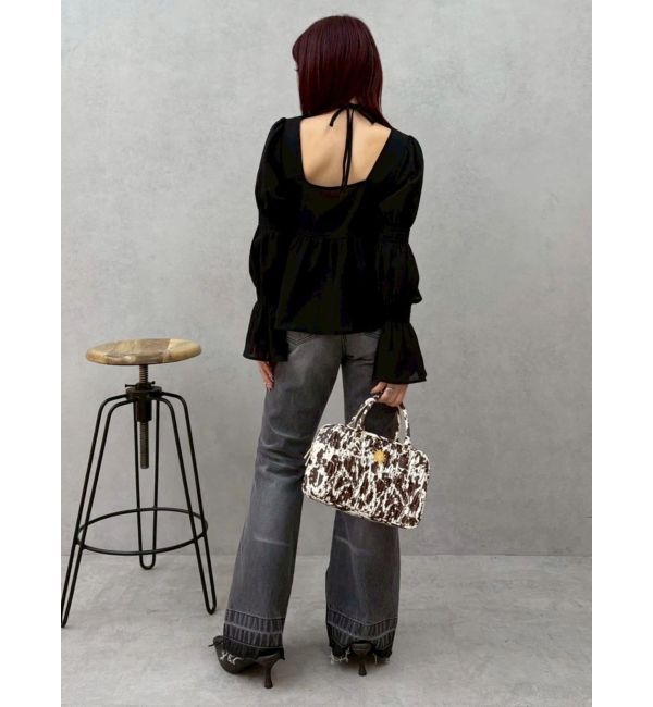 EVRIS「フリルボリュームチュニック」|シャツ・ブラウス|